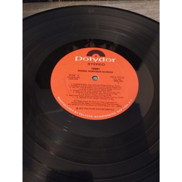 THE WHO's TOMMY the Movie 2- Vinyl Record Set Lyric Sleeves PD2 9502 - Picture 4 of 7